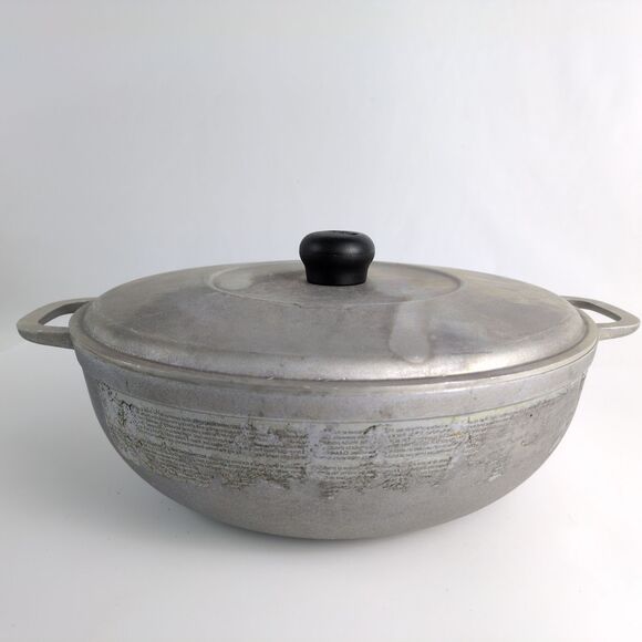 Imusa Cast Aluminum Colombian Caldero Cooking Stock Pot 5.2qt w/ Tight Fit Lid - Picture 1 of 11
